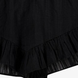 Dames short met broderie zwart