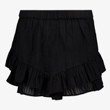 TwoDay dames short met broderie zwart