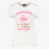 TwoDay dames T-shirt met opdruk roze goud