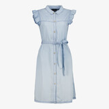 TwoDay dames jurk met vlindermouwen lichtblauw