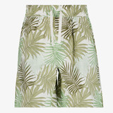 Name It jongens short met botanische print groen