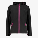 Mountain Peak kinder outdoor softshell jas zwart