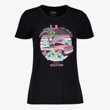 Dames T-shirt met opdruk zwart