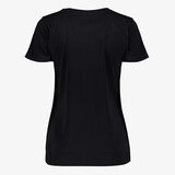 Dames T-shirt met opdruk zwart