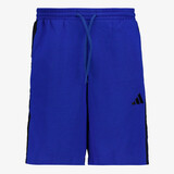 Adidas M 3S FT heren sportshort blauw