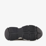 Dames dad sneakers met panterprint zwart