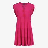 TwoDay dames jurk met vlindermouwen roze