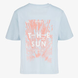 Jongens T-shirt met backprint blauw