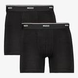 Heren boxershorts 2 pack zwart