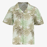 Name It jongens shirt met botanische print groen