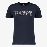 Name It Vinaya meisjes T-shirt Happy zwart