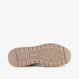 Dames sneakers met glitters taupe