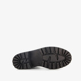 Leren dames veterboots zwart