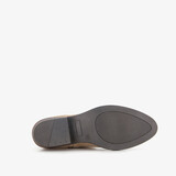 Suède dames cowboylaarzen beige