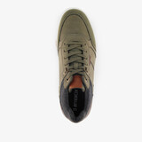 Hoge heren sneakers groen cognac