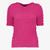 TwoDay dames top met structuur roze