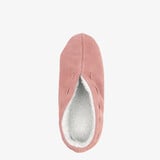 Leren dames Spaanse sloffen roze