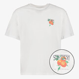 Produkt heren T-shirt met backprint wit