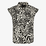 TwoDay dames blouse met print zwart wit