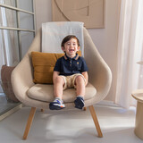 Jongens polo donkerblauw