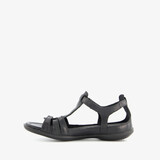ECCO Flash leren dames sandalen zwart