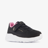 Skechers Uno Lite meisjes sneakers zwart