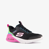 Skechers Slip-ins: Microspec Max meisjes sneakers zwart roze