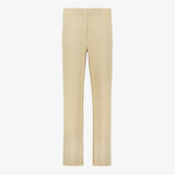 TwoDay dames broek met structuur in stof beige