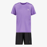 Dutchy tweedelige meisjes sport set paars zwart