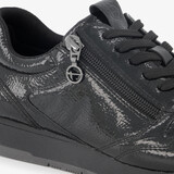 Lak dames sneakers zwart