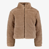 TwoDay meisjes teddy jas lichtbruin
