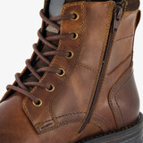 Van Beer leren heren veterboots bruin