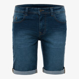 Unsigned heren denim short donkerblauw
