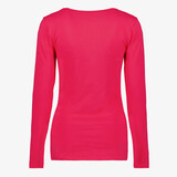 Dames shirt met lange mouwen roze