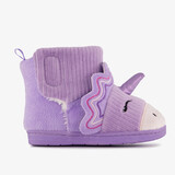 Unicorn pantoffels met antislipzool paars