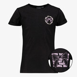 TwoDay meisjes T-shirt met backprint zwart