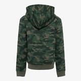 Jongens sweatvest met camouflageprint