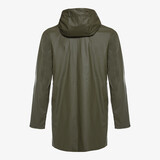 Lange heren regenjas groen