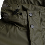 Lange heren regenjas groen