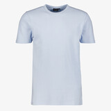 Unsigned heren badstof T-shirt lichtblauw