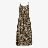 TwoDay dames maxi jurk met panterprint beige