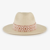 Dames strohoed beige