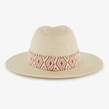 Dames strohoed beige