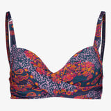 Osaga voorgevormde dames bikinitop print blauw
