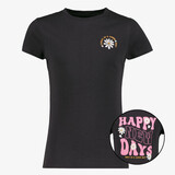 TwoDay meisjes T-shirt met backprint zwart