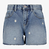 TwoDay meisjes denim short met madeliefjes
