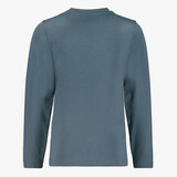 Jongens shirt met borstzakje blauw