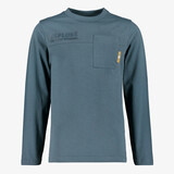 Unsigned jongens shirt met borstzakje blauw