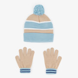 Chase kinder set muts handschoenen