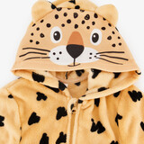 Cheetah onesie beige